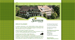 Desktop Screenshot of hotelsternen.de